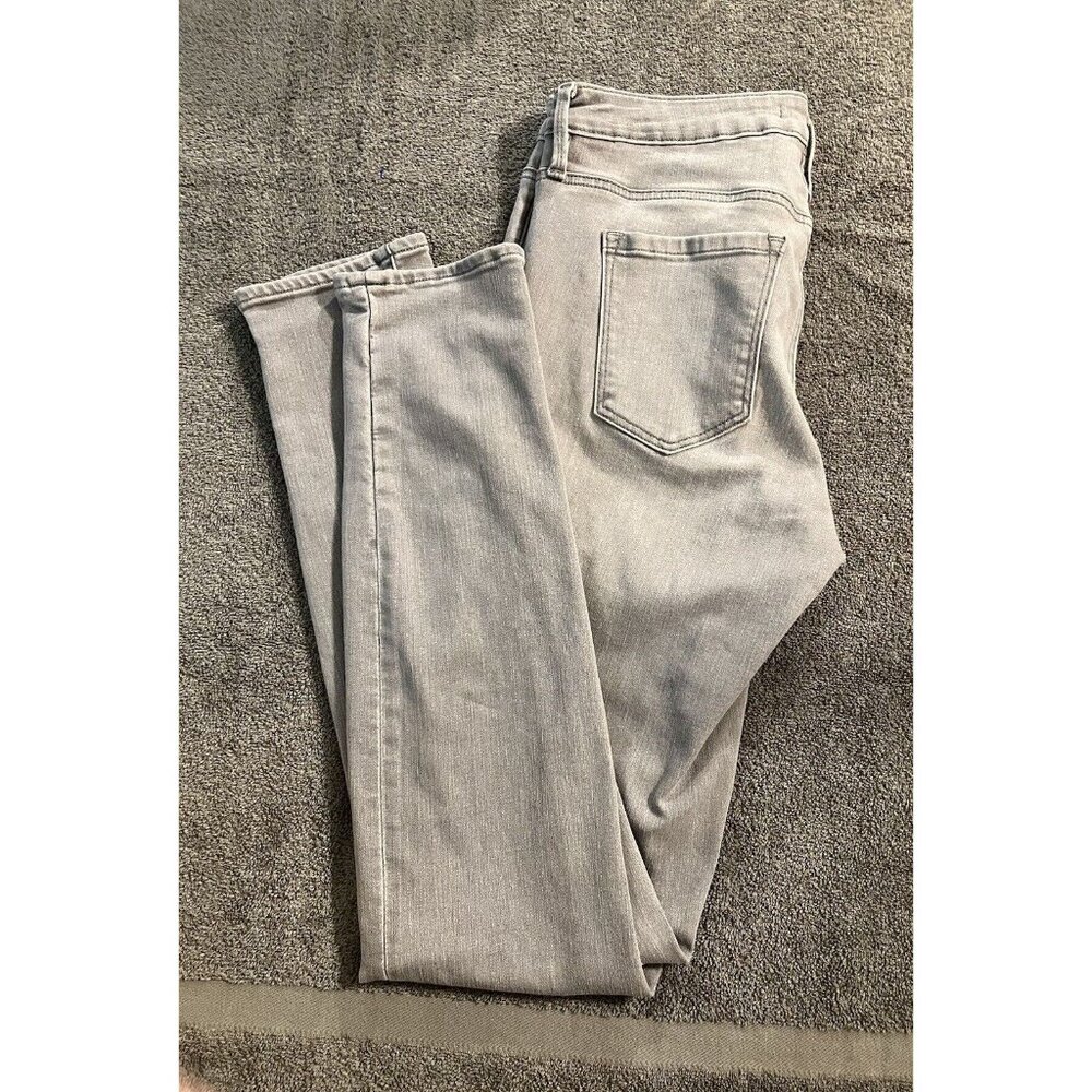 Women’s Jeans ATHLETA 6T Gray 6 TALL Long Slim SCULPTEK Stretch Skinny 30 32